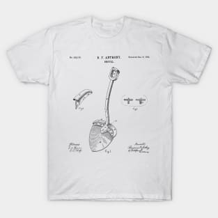 Original Shovel 1885 Patent Vintage Retro Graphic Tee T-Shirt